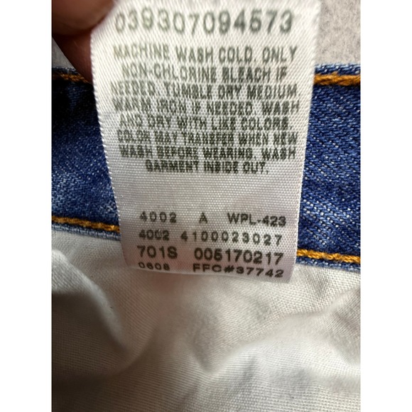 Vtg Y2K Levis 517 Bootcut Jeans Mens 38x34 Medium Wash Blue Pants - Picture 10 of 13